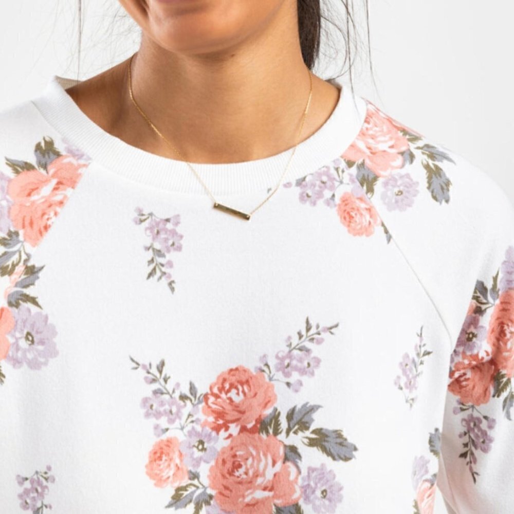 Alya Ginger Floral Crew Neck Sweatshirt - Picture 2 of 12